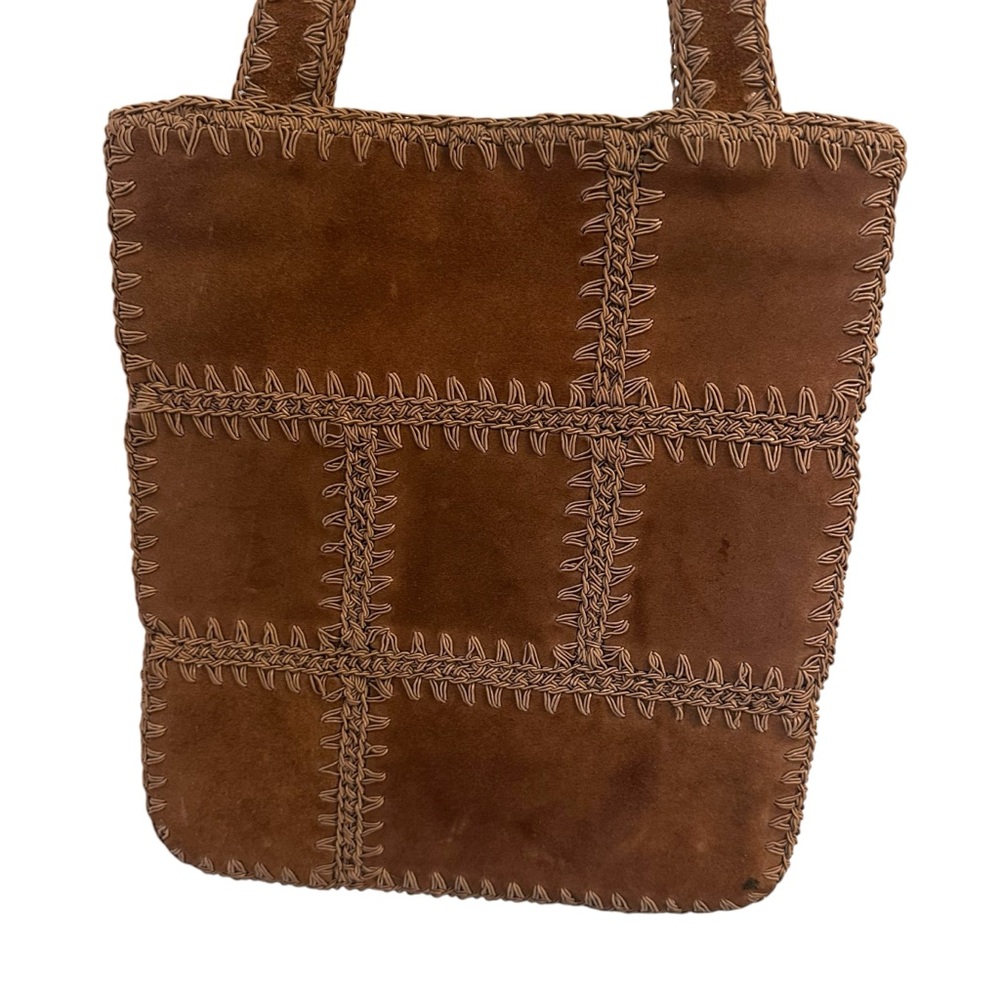 Nine West Patchwork Suede Shoulder Bag - Picture 4 of 8